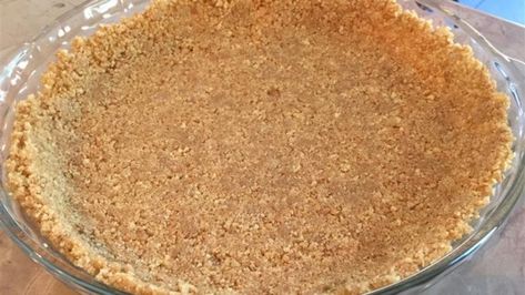 Graham Cracker Crust I Recipe - Allrecipes.com How To Make Graham, Easy Peach Pie, Graham Cracker Crust Recipe, Peach Pie Recipes, Homemade Graham Cracker Crust, Ritz Cracker, Graham Cracker Crust Pie, Homemade Graham Crackers, Pudding Desserts