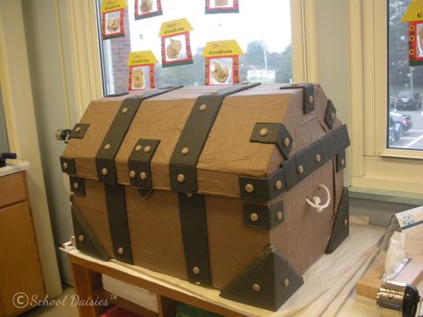 Classroom Management- Treasure Chest of Prizes.  This treasure chest is made out of cardboard boxes and filled with fun treats (many of which are donated by the parents at the start of the school year.) www.schooldaisies.com Whole Class Rewards, Behavior Management Plan, Chest Ideas, Behavior Rewards, Classroom Rewards, Fun Treats, Treasure Box, Behavior Management, Teaching Classroom