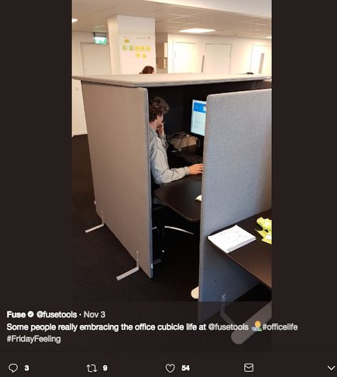 Whether you're in a tight cubicle or you sit comfortably in that fancy corner office with the window the size of Mt. Rushmore, millions of Americans can understand the struggle of the daily office grind. Cubicle Privacy Ideas, Diy Cubicle, Playground For Adults, Cubicle Accessories, Office Privacy, Diy Office Desk, Home Music Rooms, Sleeping Pods, Work Cubicle