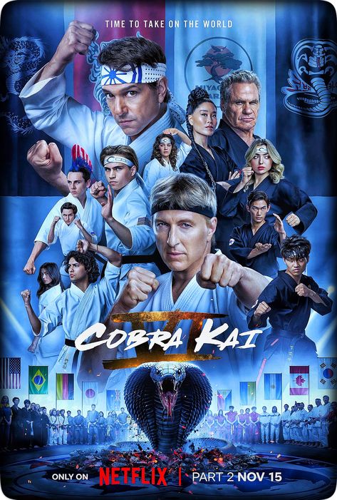 Cobra Kai Season 6 Part 2, Karate Kid 3, Cobra Kai Wallpaper, Karate Kid Movie, The Karate Kid, Steven Seagal, Dave Bautista, Miguel Diaz, Cobra Kai Dojo