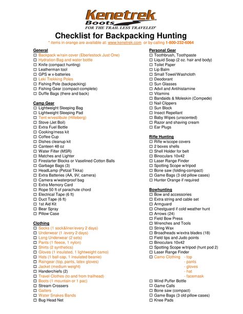 Moose Hunting Gear, Hunting Backpack Checklist, Hunting Trip Packing List, Elk Hunting Gear List, Hunting Packing List, Hunting Necessities, Hunting Gear List, Backcountry Hunting, Backpack Hunting