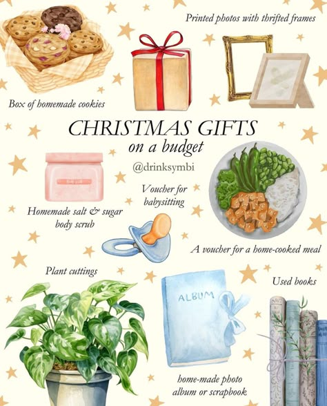 No Spend Christmas Gift Ideas, Christmas Crafts To Gift, No Spend Christmas, Christmas Presents On A Budget, Yule Gift Ideas, Low Budget Christmas Gifts, 5 Gift Rule For Christmas, Gift Rule For Christmas, 5 Gift Rule