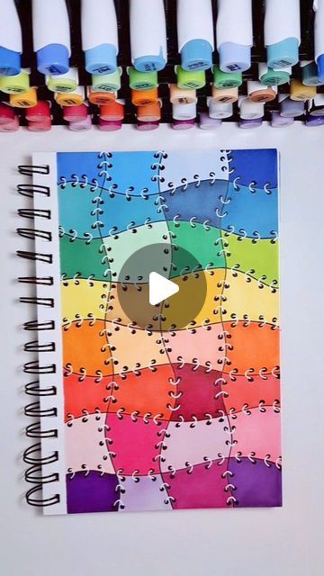 Color Drawing Art Easy, Colorful Doodles Easy, Marker Sketches Simple, Cute Art Ideas Drawings, Art Markers Drawing Ideas, Art Using Markers, Collage Drawing Ideas, Easy Marker Drawing, Marker Art Easy