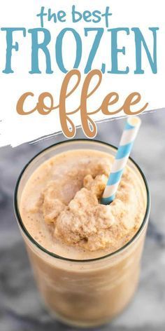 drinks panosundaki Pin Frozen Coffee Recipe, Frozen Coffee Drinks Recipes, Frappe Recipes, Breakfast Starbucks, Frozen Coffee Drinks, Drinks Breakfast, Coffee Smoothie Recipes, Frosted Coffee, Magic Bullet Recipes