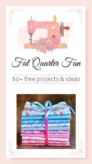 { Fat Quarter Fun } 60+ Free Project Ideas To Stitch & Sew Flat Quarter Projects, Facs Sewing Projects, Sewing Patterns Fat Quarters, Half Yard Fabric Projects, Sewing Projects Fat Quarter, What To Make With Fabric Squares, Sewing Projects For School, My First Sewing Project, Fun Things To Sew Free Patterns