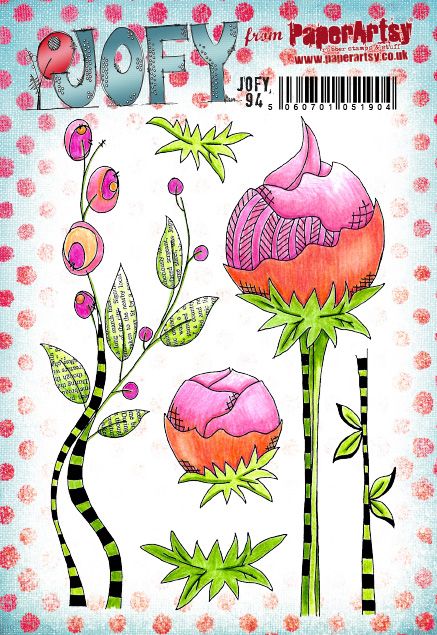 PaperArtsy: 2020 # 15 Up Up and Away con JOFY {por Lynn Good} Jofy Stamps, Paper Artsy, Flower Stamp, Design Stamps, Flower Doodles, Christmas Stamps, Mixed Media Projects, Journal Doodles, Hand Drawn Design