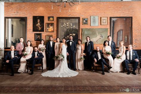 Serious Bridal Party Photos, Serious Wedding Poses, Indoor Wedding Group Photos, Posed Family Wedding Photos, Serious Wedding Party Photos, Editorial Style Family Photos, Large Wedding Party Photos Group Shots, Editorial Style Wedding Photography, Editorial Wedding Photography Bridal Party