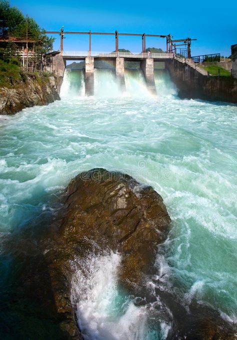 Hydro Electric Power Plant, Hydro Electricity, Hydroelectric Generator, Tidal Energy, Green Bridge, Hydro Energy, Energy Pictures, Types Of Renewable Energy, Hydro Power Plant