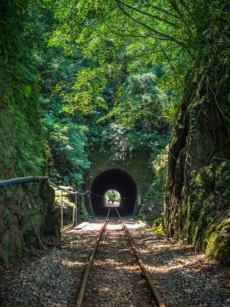 Train Tracks Photography, Train Tunnel, Have A Safe Trip, Country Photography, Train Railway, Quiet Corner, Old Trains, Old Train, Train Tracks