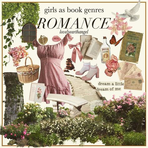 Cottagecore Beauty, Genre Posters, Romantic Academia, Niche Memes, Earth Angels, Book Genre, Outfit Collage, Earth Angel, Fashion Collage