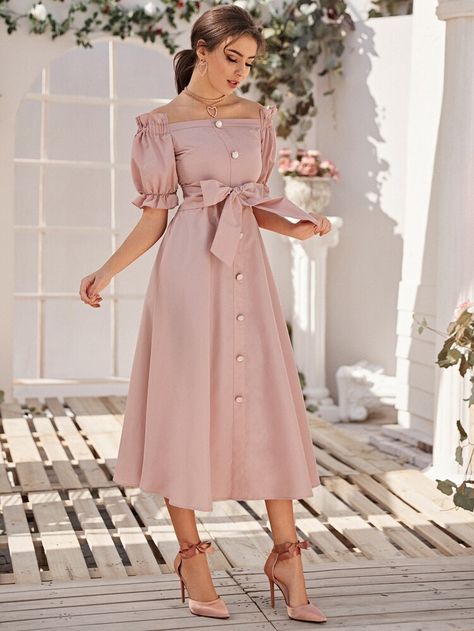 Afrikaanse Mode, Pakaian Feminin, Pastel Fashion, Vestidos Vintage, Fashion Attire, Mode Inspo, Girls Fashion Clothes, Classy Dress, Trendy Dresses