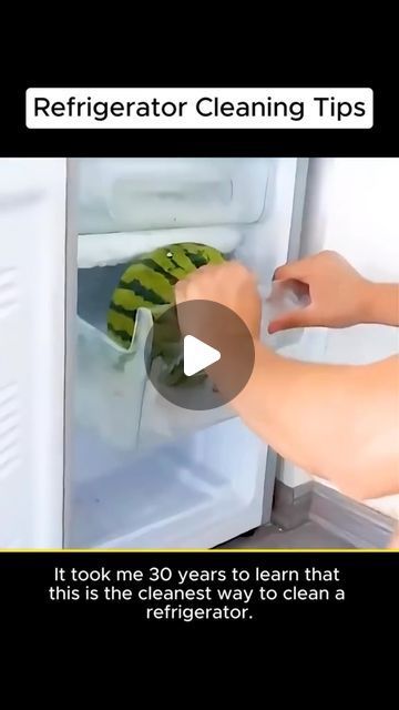 Useful Tips on Instagram: "Follow @usefultips.ins for more helpful tips like this one! . please drop heart if you like this video❤️ . . . . #fyp #foryou #viral #kitchenessentials #hack #hacks #kitchenhacks #foodporn #foodblogger" Clean Fridge Hacks, Refrigerator Cleaning Hacks, Cleaning Hacks Videos, Refrigerator Cleaner, Cleaning Fridge, Cleaning Refrigerator, Refrigerator Cleaning, Fridge Cleaning, Life Hacks Videos