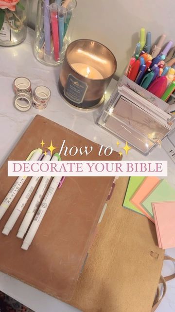 How To Customize Your Bible, Ways To Decorate Your Bible, Bible Study Desk Setup, How To Decorate Your Bible, Bible Decorating Ideas, Ways To Highlight Your Bible, Highlight Bible Key, Bible Tip Ins, Bible Contents Highlight