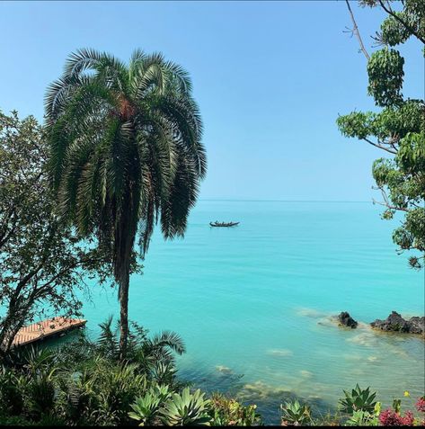 Every 4 - 6 years, our magical Lake Kivu gives us the possibility to have Maledives in front of the door. Martin Schmid of the Swiss Federal Institute of Aquatic Science and Technology said that this spectacular phenomenon might be caused by a phytoplankton bloom, by high surface water temperatures, or by a combination of both. Congo Aesthetic, Lake Kivu, Ghana Culture, Drc Congo, Magical Lake, Zanzibar Travel, Africa Trip, Travel Points, Democratic Republic Of The Congo