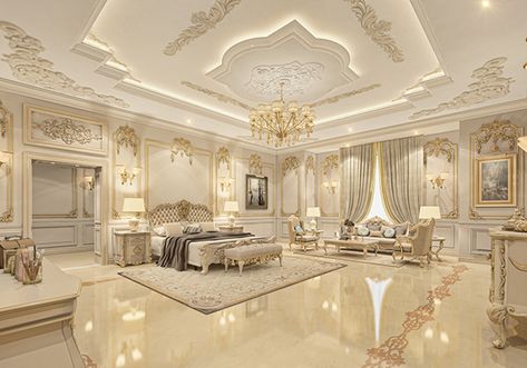 بيوت ملكية, Bilik Tidur Mewah, Mansion Bedroom, Luxury Mansions Interior, Pelan Rumah, Classic Villa, تصميم للمنزل العصري, Luxury House Interior Design, التصميم الخارجي للمنزل