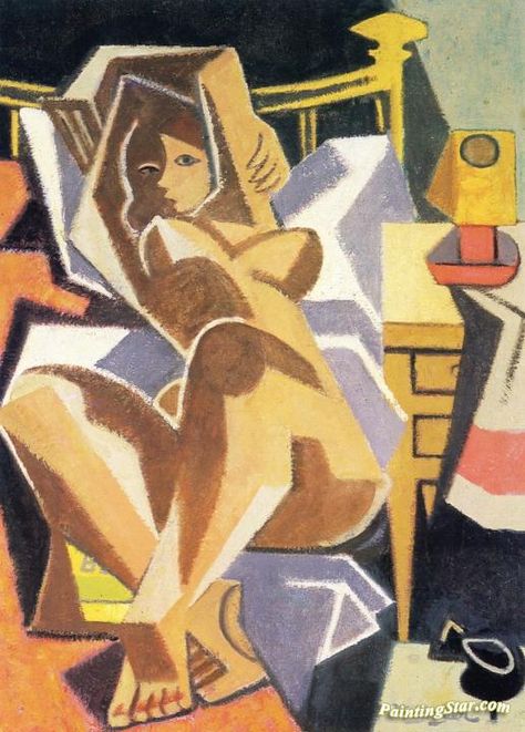 Jean Metzinger, Art Cubism, Cubist Art, Nude Artwork, Cubism Art, Post Impressionism, Painting Reproductions, Cubism, Art Movement