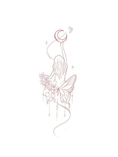 Tattoos To Cover Scars, Fairy Tattoo Designs, Small Pretty Tattoos, Cute Little Tattoos, Cute Tiny Tattoos, Feminine Tattoo, Tattoo Design Book, Small Hand Tattoos, Fairy Tattoo