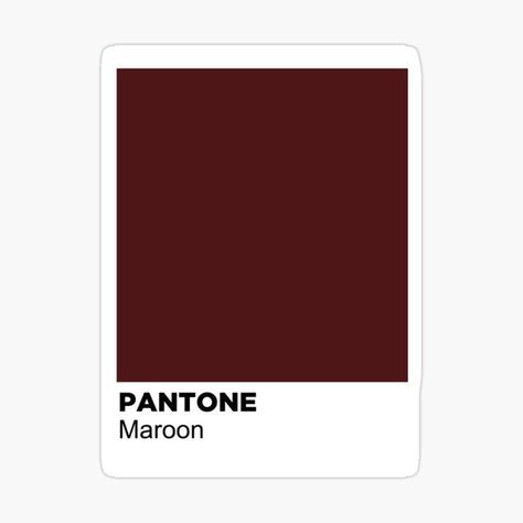 Texas State Maroon color sticker #txst Maroon Pantone, Maroon Color Palette, Color Tips, Stunning Hairstyles, Romantic Colors, Soft Autumn, Fashion Mood Board, Wedding Prep, Texas State