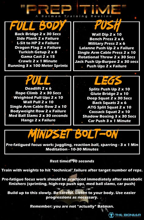 Workout Batman, Batman Training, Batman Workout, Pull Up Variations, Deep Lunges, Workout Labs, Military Press, Training Routine, Glute Activation