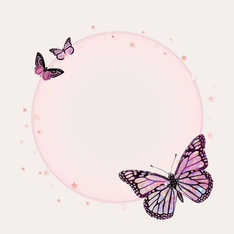 Frame Butterfly, About Butterfly, Butterfly Butterfly, Frame Vector, Butterfly Frame, Pink Butterfly, Frame Design, Premium Vector, Frame