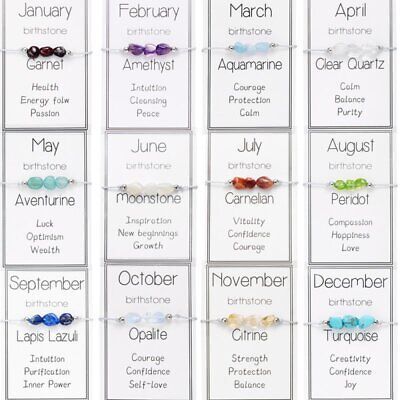 #bracelets #bead #beadedbracelets #DIY #handmade #jewelry #gemstones Turquoise Birthstone, Birth Stones, Bracelets Bead, Birthstones By Month, Diy Jewelry Unique, Stones Diy, Clay Bracelet, Stone Chips, Bracelets And Necklaces