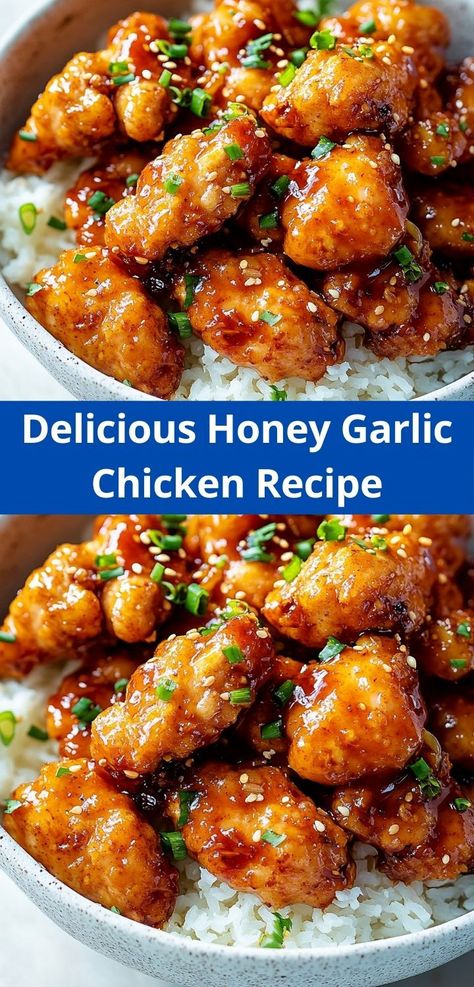 Craving a flavorful chicken dish? Try this Honey Garlic Chicken Recipe, an easy dinner recipe that balances mouthwatering flavors with simple preparation, ensuring a delicious meal for your family any night of the week without the fuss. Quick Recipes With Chicken Breast, 30 Minute Meals Healthy Chicken, Diethood Recipes Chicken, Easy Delicious Dinner Recipes For Family, Easy Delicious Chicken Dinners, Simple Chicken Dish, One Dish Chicken Recipes, Gf Df Chicken Recipes, Simple Asian Chicken Recipes