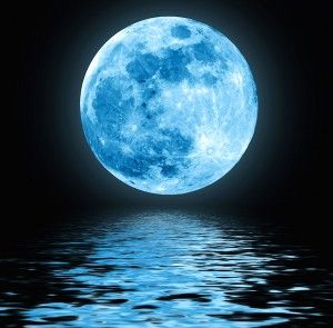 Full blue moon over water with reflections Moon Over Water, Full Blue Moon, Image Bleu, Moon Lover, Blue Board, Mystic Moon, Arte Alien, Luna Moon, Shoot The Moon