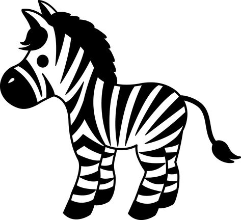 Cute Striped Zebra Clipart - Free Clip Art Grinch Faces, Zebra Coloring Pages, Zebra Clipart, Zebra Cartoon, Zebra Drawing, Baby Flash Cards, Newborn Pattern, High Contrast Images, Baby Zebra