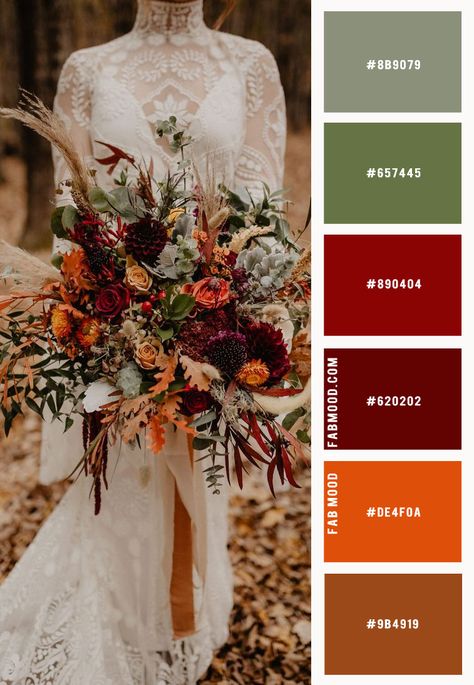 autumn wedding colour combos, autumn wedding flowers, autumnal wedding flowers, fall wedding colors, autumn wedding colour schemes Fall Colors Wedding Decor, Fall Colours Wedding, Wedding Colour Scheme Autumn, Wedding Theme Rustic Color Palettes, Fall And Winter Wedding Colors, Mood Wedding Inspiration, Fall Summer Wedding Colors, Autumn Color Scheme Wedding, Wedding Flower Colour Schemes