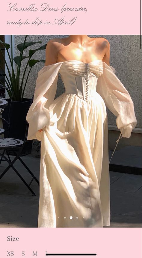 Flowy Dress Aesthetic, Fairy Dress Aesthetic, White Dress Aesthetic, White Corset Dress, White Flowy Dress, Dress Aesthetic, Fairytale Dress, Fantasy Dress, Fairy Dress