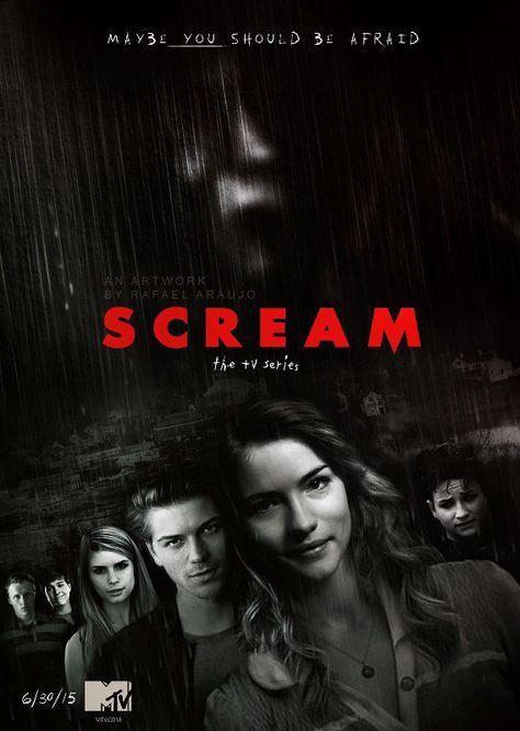 I love this show. I wasn't expecting Piper to be the killer. It's the person that's always unsuspected. I can't wait for season 2! Next summer. Scream Tv Show, Scream Series, Scream Tv Series, Mtv Scream, Scream Franchise, Tv Series To Watch, Slasher Movies, Scream Movie, See Movie