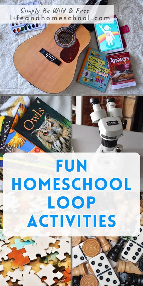 Fit in all the extras this year by adding these fun homeschool loop activities to your homeschool day! Then, create an awesome homeschool loop schedule for the record books! Extra Curricular Activities For Homeschool, Ways To Make Homeschool Fun, 5 In A Row Curriculum, Rotating Homeschool Schedule, Homeschool Loop Schedule Ideas, Homeschool Enrichment Activities, How To Make Homeschooling Fun, Activities For Homeschool Kids, Making Homeschool Fun