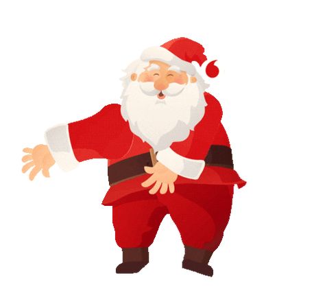 Santa Claus Love Sticker by Vodafone for iOS & Android | GIPHY Christmas Greetings Pictures, Animated Christmas Pictures, Santa Countdown, Dancing Santa, Xmas Sticker, Merry Christmas Gif, Christmas Dance, Dancing Gif, Robert Louis Stevenson