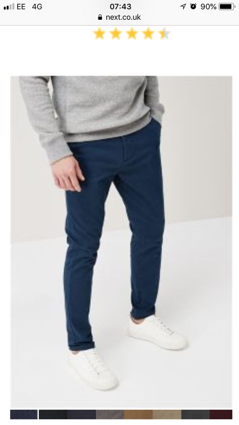 Blue Pants Outfit Men, Blue Trousers Outfit, Blue Chinos Men, Chinos Men Outfit, Trousers Outfit Men, Blue Pants Outfit, Blue Pants Men, Dark Blue Pants, Navy Blue Chinos