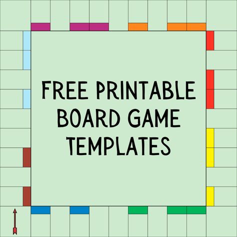 Blank Game Board, Free Board Games, Math Sites, Life Board Game, Board Game Themes, Book Buddies, Homemade Board Games, Board Game Template, Board Games Diy