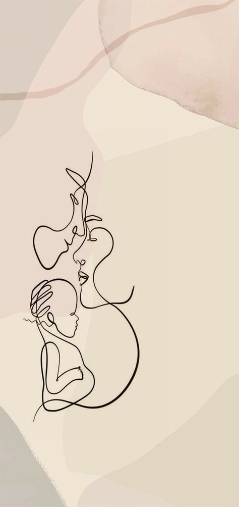 Line art wallpaper 😍 #mom #dad #baby #love Baby Tattoo For Dads, Line Art Wallpaper, Deep Tattoo, Dad Drawing, Mama Tattoo, Baby Tattoo Designs, Mom Dad Baby, Iphone Wallpaper Stills, Cute Little Tattoos