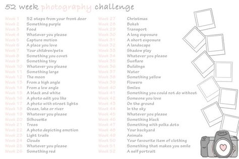 52 Week Photo Challenge Look At This Photograph, Landscape Photography Art, Photo Checklist, Digital Ideas, Royal Photography, Photo Challenges, Photo A Day Ideas, Artsy Pictures, Photography Help