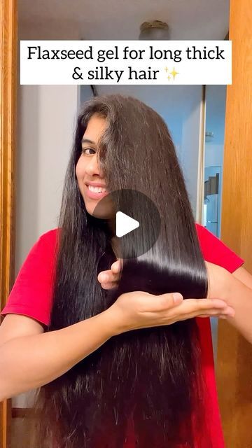 Anu9 on Instagram: "Flaxseed gel for long thick & silky hair ✨

Flaxseeds are rich in B Vitamins, omega-3 fatty acids, and Vitamin E for hair. Regular use of flax seeds helps nourish your strands and make your hair smooth.
.
.
Follow @anubeauty.tips for more ❤️
.
.
#haircare #trendingreels" Flax Seed For Hair, Thick Silky Hair, Vitamin E For Hair, Flaxseed Gel, Hair Smooth, Flax Seeds, Omega 3 Fatty Acids, B Vitamins, Flaxseed