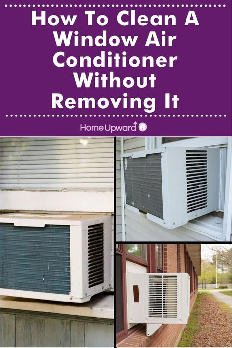 how to clean a window air conditioner without removing it Cleaning A Window Ac Unit, Window Ac Unit Curtain Ideas, How To Clean Window Unit Air Conditioner, Hide Window Air Conditioner Outside, How To Clean Window Ac Unit, How To Clean Air Conditioner Unit, Window Air Conditioner Ideas, Air Conditioner Cleaning Diy, Conditioner Hacks