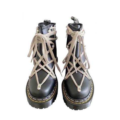 Dr. Marten X Rick Owens Brand New 1460 Doc Martens, Rick Owens Boots, Rick Owens Shoes, Dr Martens Style, Punk Vintage, Danner Mountain Light Boot, Crazy Shoes, Shoe Obsession, Doc Martens