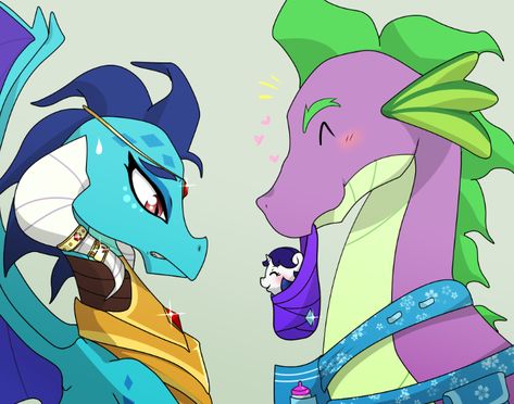 Ember meet Amber by GamblingFoxinaHat.deviantart.com on @DeviantArt Mlp Ember, Rarity And Spike, Dragon Lord, Mlp Comics, Pony Art, Mlp Fan Art, My Little Pony Comic, My Little Pony Characters, My Little Pony Drawing