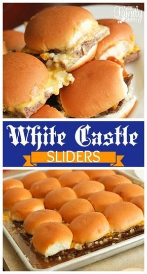 Best Copycat Recipes, White Castle Sliders, White Castle, Copykat Recipes, Copycat Restaurant Recipes, Hamburger Recipes, Slider Recipes, Beef Dishes, Burger Recipes