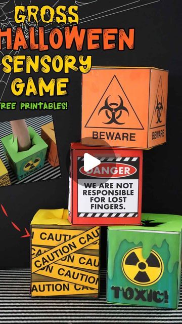 Kimbo- on Instagram: "🎃Printables are here: https://www.agirlandagluegun.com/gross-halloween-sensory-game/" Gross Halloween Sensory Game, Halloween Sensory Game, Sensory Games, Halloween Sensory, Halloween 1, Halloween, On Instagram, Instagram