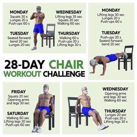 Muscle Booster App 💪 | DO THIS 28-DAY CHAIR WORKOUT CHALLENGE Say goodbye to limitations and hello to a body that radiates strength, confidence, and fierceness.... | Instagram 28 Day Chair Yoga Challenge, 28 Day Chair Workout Challenge, Muscle Booster, Chair Workout, Forward Bend, Chair Exercises, Chair Yoga, Yoga Challenge, Workout Challenge