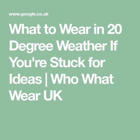 What to Wear in 20 Degree Weather If You're Stuck for Ideas | Who What Wear UK 22 Degree Weather Outfit, What To Wear 20 Degree Weather, Outfits For 20 Degree Weather, 20 Degree Weather Outfits, Degree Outfit, Bold Socks, Skirts With Boots, Slip Skirts, 2020 Fashion Trends