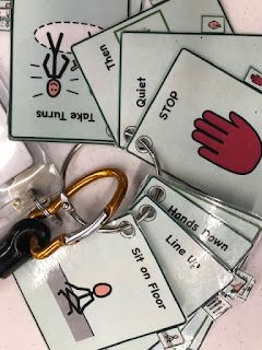 Visual Behavior Cards, Sped Visuals, Nonverbal Communication Cards, Visual Cue Cards, Communication Boards, Behavior Cards, Communication Book, Social Skills For Kids, Sped Classroom