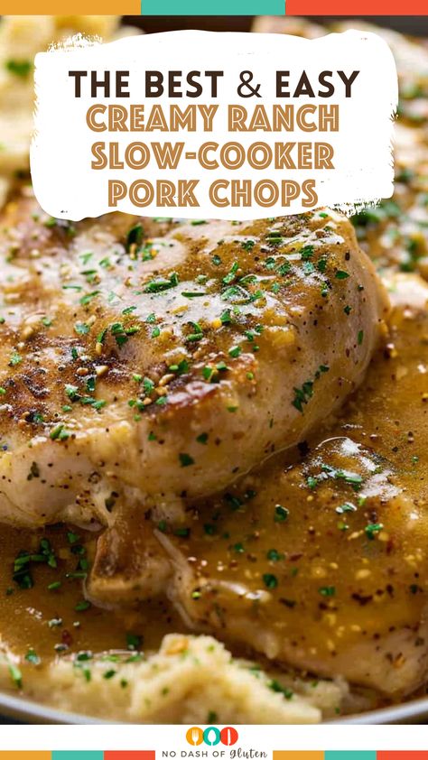 Pork Chops With Gravy, Pork Chop Recipes Crockpot, Pork Chops And Gravy, Daging Babi, Crockpot Pork Chops, Pork Chop Recipes Baked, Slow Cooker Pork Chops, Budget Friendly Dinner, Crockpot Pork