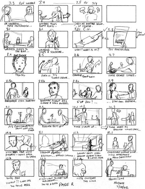 Storyboards: Pretty (Draft) | Storyboard Artist Cuong Huynh Easy Storyboard Drawing, Film Storyboard, Storyboard Film, Story Boarding, Storyboard Examples, Storyboard Drawing, Storyboard Ideas, Storyboard Template, Comic Book Layout