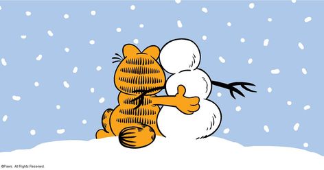 Garfield Wallpaper, Garfield Pictures, Christmas Desktop Wallpaper, Garfield Images, Garfield Christmas, Garfield The Cat, Thanksgiving Cartoon, Garfield Cartoon, Winter Drawings