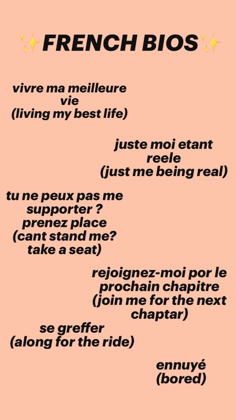 comment what i should do next!! French Bio Ideas, French Bio, Bio Ideas, Writing